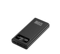 eRgDFS Affichage numérique de capacité de la Banque 200000mAH 120W de Puissance Superbe Compatible Rapide avec 15 14(Black 50000mAh)