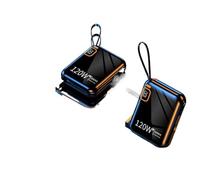 eRgDFS Banque d'alimentation Portable 50000mAh 120W Rapide bidirectionnelle Compatible avec(Black 10000mAh)