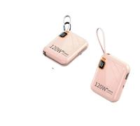 eRgDFS Banque d'alimentation Portable 50000mAh 120W Rapide bidirectionnelle Compatible avec(Pink 50000mAh)