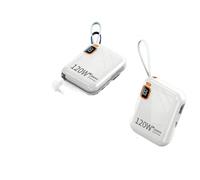 eRgDFS Banque d'alimentation Portable 50000mAh 120W Rapide bidirectionnelle Compatible avec(White 10000mAh)