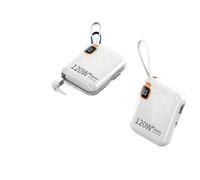 eRgDFS Banque d'alimentation Portable 50000mAh 120W Rapide bidirectionnelle Compatible avec(White 30000mAh)