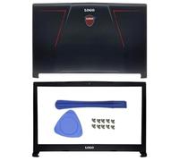 eRgDFS Cadre Compatible avec Ordinateur Portable Compatible avec GE73 GE73VR 7RF MS-17C1 MS-17C3 MS-17C5 avec Coque arrière LCD, charnières Avant et Repose-Mains(AB Cover)