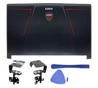 eRgDFS Cadre Compatible avec Ordinateur Portable Compatible avec GE73 GE73VR 7RF MS-17C1 MS-17C3 MS-17C5 avec Coque arrière LCD, charnières Avant et Repose-Mains(A Hinges)