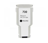 eRgDFS Cartouche d'encre Compatible 300 ML Compatible avec 730 730 DesignJet T1600 T1600DR T1700 T1700D(Photo Black)
