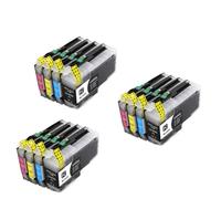 eRgDFS Cartouche d'encre LC456 LC456XL, Compatible avec l'imprimante MFC J4340DW MFC J4540DW, Couleur d'encre BK C M Y(LC456XL-3set)