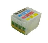 eRgDFS Cartridge à Encre de Recharge avec Puce à Arc Compatible Compatible avec S22 SX125 SX130 SX235W SX420W SX440W SX430W SX425W SX435W SX438 SX445W Modèles d'imprimantes T1281 T1282 T1283 T1284