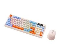 eRgDFS Clavier de Jeu sans Fil avec écran, Connexion bimode, Liaison Multi-appareils, Ergonomique, Compatible avec 5420(Blueberry Kit)
