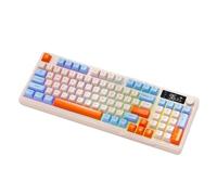 eRgDFS Clavier de Jeu sans Fil avec écran, Connexion bimode, Liaison Multi-appareils, Ergonomique, Compatible avec 5420(Blueberry)