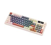 eRgDFS Clavier de Jeu sans Fil avec écran, Connexion bimode, Liaison Multi-appareils, Ergonomique, Compatible avec 5420(Coffee)