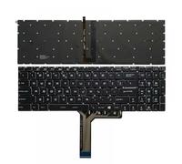 eRgDFS Clavier de Remplacement Compatible avec Ordinateur Portable américain, Compatible avec GP63 8RE 8RF MS-16P3 MS-16P5 MS-16K4 MS-16K3 MS-16K2 MS-16J1 MS-16J2(White Backlight)