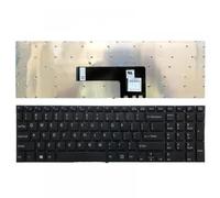 eRgDFS Clavier d'ordinateur Portable Compatible avec Fit SVF152C29M SVF152C29L SVF15E Compatible Noir Argent Blanc(Black)