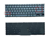 eRgDFS Clavier d'ordinateur Portable rétroéclairé Compatible avec ZenBook UX325 UX325E UX325EA UX325