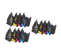 eRgDFS Compatible avec Ink Cartridge LC1240 LC1280 LC75 LC73 LC77 MFC J5910CDW J825N J955DN J955DWN J705D J705DW(3 Set)