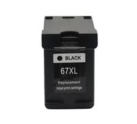 eRgDFS Compatible avec la Cartouche à Encre remanufacturée 67 67xl Utilisation avec Le 6052 6055 6058 DeskJet 1225 2732(1Pack BK)
