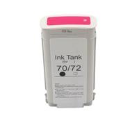 eRgDFS Compatible avec la Cartouche d'encre 70 70 avec Un Colorant à Puce Ink Design Jet Z2100 Z3100 Z3200 Z5200 Z5400 Série(Magenta)