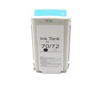 eRgDFS Compatible avec la Cartouche d'encre 70 70 avec Un Colorant à Puce Ink Design Jet Z2100 Z3100 Z3200 Z5200 Z5400 Série(Light Cyan)