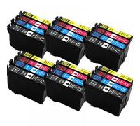eRgDFS Compatible avec la Cartouche d'encre T502XL T502 Expression Home XP-5100 XP-5105 WF-2860 WF-2865(6SET)