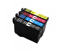 eRgDFS Compatible avec la Cartouche d'encre T502XL T502 Expression Home XP-5100 XP-5105 WF-2860 WF-2865(1SET)