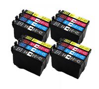 eRgDFS Compatible avec la Cartouche d'encre T502XL T502 Expression Home XP-5100 XP-5105 WF-2860 WF-2865(4SET)