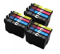 eRgDFS Compatible avec la Cartouche d'encre T502XL T502 Expression Home XP-5100 XP-5105 WF-2860 WF-2865(3SET)