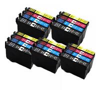 eRgDFS Compatible avec la Cartouche d'encre T502XL T502 Expression Home XP-5100 XP-5105 WF-2860 WF-2865(5SET)