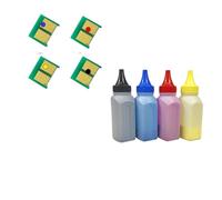 eRgDFS Compatible avec la Couleur de Puce de Poudre de Toner Pro CP1020 CP1021 CP1022 CP1023 CP1025 CARTRIDGES 126A CE 310A 311A 312A 313A(Toner and Chip)