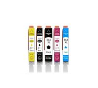 eRgDFS Compatible avec Les Cartouches à Encre 364xl diverses imprimantes, Dont C309A C309N GC310A C310B C310C C410B C510A C510C 3070A 3520 3522 3524 4620(5 Color 1set)