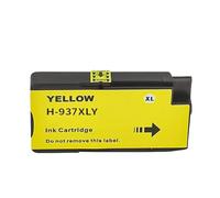 eRgDFS Compatible avec Les Cartouches à Encre H-938XL 937XL(937-Yellow)