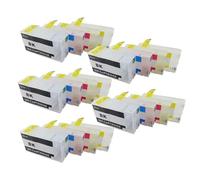 eRgDFS Compatible avec Les Cartouches à Encre Rechargeables PGI1600 PGI1200 Maxify MB2020 MB2320 MB2720 MB2040 MB2140 MB2340 MB2740 MB2050 MB2150 Printer(5 Set)