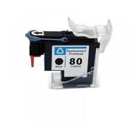 eRgDFS Compatible avec Les Cartouches d'encre Designjet 1050 1055 1055cm 1050c Plus l'imprimante Compatible avec 80 tête d'impression C4820A C4821A C4822A C4823A(Black)