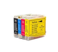 eRgDFS Compatible avec Les Cartouches d'encre LC10 LC37 LC51 LC57 LC960 LC970 LC1000 Compatible avec DCP130C DCP135C MFC235C MFC240C 750CN 750CW 465CN(1SET)