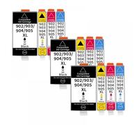 eRgDFS Compatible avec Les Cartouches d'encre OfficeJet Pro 6950 6960 6962 6963 6965 6966 6968 6970 6978 6979 Modèles Dont 902 903 904 905 XL(3 Set)
