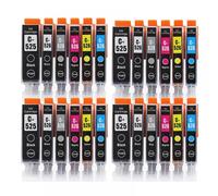 eRgDFS Compatible avec Les Cartouches d'encre PGI525 CLI526 diverses imprimantes, y Compris IP4850 IX6550 MG5150 MG5250 MG6150 MG8150 MX885 MG5350(4set 24PK)