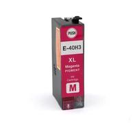eRgDFS Compatible avec Les imprimantes à Jet d'encre Surecolor T3180N T5180N Modèles T40H T40H1 T40H2 T40H3 T40H4 Cartouche À L'ENK(1PC Magenta)
