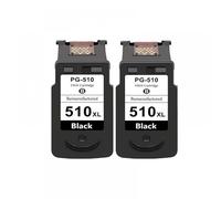 eRgDFS Compatible avec PG510 CL511 CARTOUCE D'ENK IP2700 MP240 MP250 MP270 MP280 MP480 MP490 MP492(2 Black)