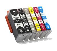 eRgDFS Compatible avec PGI 570 CLI 571 XL PGI 550 XL CARTRIDE À L'ENK MG5750 MG5751 MG6851 MG6852 TS6050 TS5050 T5051(6Color 1set)