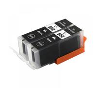 eRgDFS Compatible avec PGI550 551 XL CARTRIDE INSTRIDE MG7150 MX725 IX6850 MG5450 IP7200(2 Black)