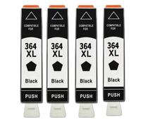 eRgDFS Compatible avec Photo Black 364 XL CARTRIDE À L'ENK Divers imprimantes Photosmart, y Compris 7510 7520 7515 B8550 5510 5511 5512 5514 5515 5520 5522 5524 6510 6520(4BK)
