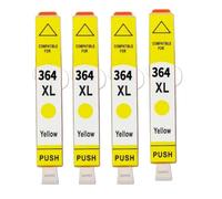 eRgDFS Compatible avec Photo Black 364 XL CARTRIDE À L'ENK Divers imprimantes Photosmart, y Compris 7510 7520 7515 B8550 5510 5511 5512 5514 5515 5520 5522 5524 6510 6520(4Y)