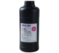 eRgDFS Encre durcissable LED 1000ML, Compatible avec tête d'impression Gen5 Gen5i Gen5S Gen6 G3 G4 G5i G6 Gen3 Gen4 Gen4L G5 G6, Type Rigide et Flexible(Neutral Magenta)
