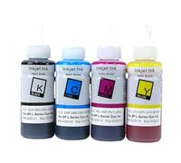 eRgDFS Recharge d'encre Compatible T664 T672 T673 T674 L1300 L1455 L800 L801 L805 L810 L850 L1800 664 672 673 674 4 6 Couleurs, 1 Jeu Compatible avec(4Colors-1Set)