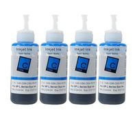 eRgDFS Recharge d'encre Compatible T664 T672 T673 T674 L1300 L1455 L800 L801 L805 L810 L850 L1800 664 672 673 674 4 6 Couleurs, 1 Jeu Compatible avec(4PCS-C)