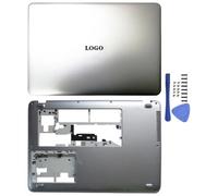 eRgDFS Repose-Paume arrière LCD et boîtier inférieur de Remplacement Compatible avec ProBook 440 G4 et 445 G4, Compatible avec Le modèle 905702 - 001(AD Cover)