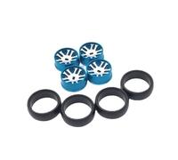 eRgDFS Roues à dérive de 25mm compatibles avec Les pièces de Voiture RC 1/28, Compatible avec modèles 284131 K969 K979 K989 K999 P929 P939 Iw04m -Q Mimi-Z(Sky Blue)