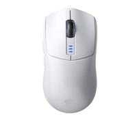 eRgDFS Souris de Jeu sans Fil Ergonomique, Rechargeable, Tri Mode, 10000 DPI, Compatible avec SC580(White)
