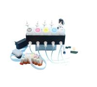 eRgDFS Système d'alimentation en Encre DTF CISS avec arrêt d'encre Blanche, Compatible avec Les modèles d'imprimante XP15000 XP 15010 à Utiliser avec Le système d'encre en Vrac