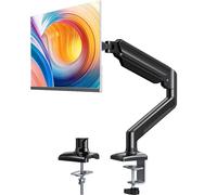 ErGear Bras Ecran PC 13-34 Pouces, Support Ecran PC VESA 75x75-100x100 MM, Rotation à 360°, Réglable en Hauteur, Charge Maximale de 10 KG, Noir Gaming