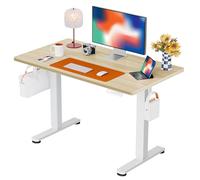 ErGear Bureau Assis Debout électrique, 100x60cm, Beige