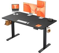 ErGear Bureau Assis Debout électrique, 120x60cm, Noir