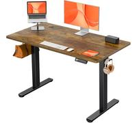 ErGear Bureau Assis Debout Electrique, Bureau Réglable en Hauteur Electrique 120 x 60 cm, Bureau Informatique avec Panneau Intelligent à 4 Mémoires, Bureaux avec Plateau en Panneaux Assemblés